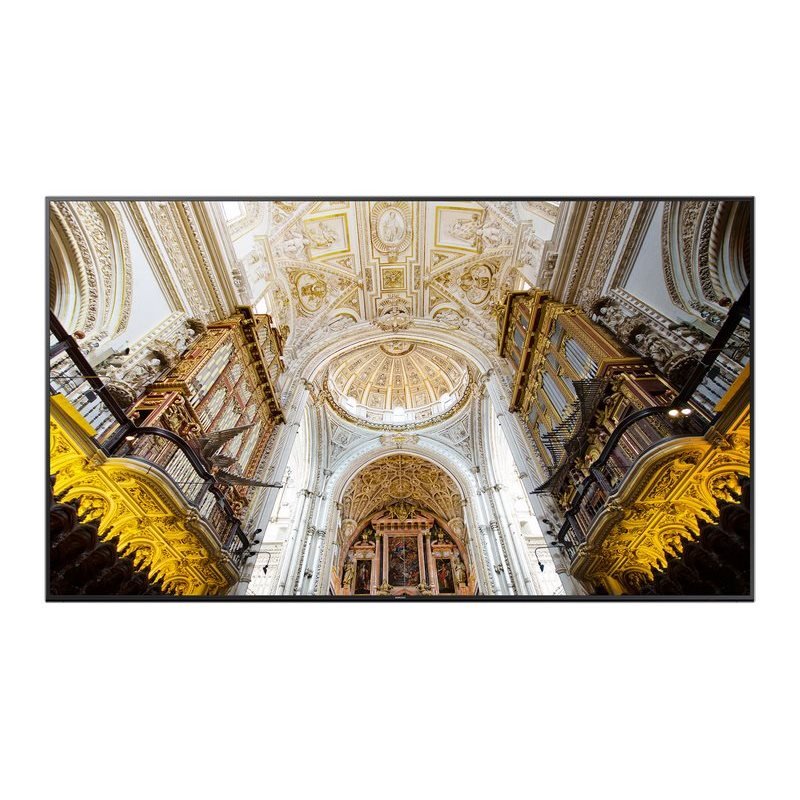 Monitor Industrial Samsung QM85N Tamaño: 85 Resolución 3840x2160 (16:9) 4K UHD, Brillo 500nit, Contraste: 3000:1, Magicinfo S6 , SSSP 6.0 Características: uso 24 horas/día, altavoces 10Wx2.,Entradas: , DVI-D, HDMI 2.0 x2, Display Port1.2 x1, Audio mini Jack, HCDP 2.2 RS232C(Stereo), RJ45, USB ., Salidas: Audio Mini Jack, RS232C HDSMI 2.0 Loop Out